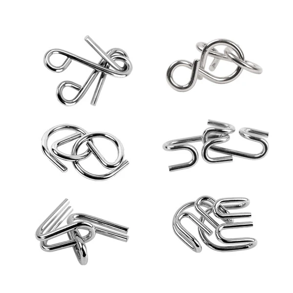 Coffret Casse-Tête6 PiècesFil Métallique (XL) – Image 2