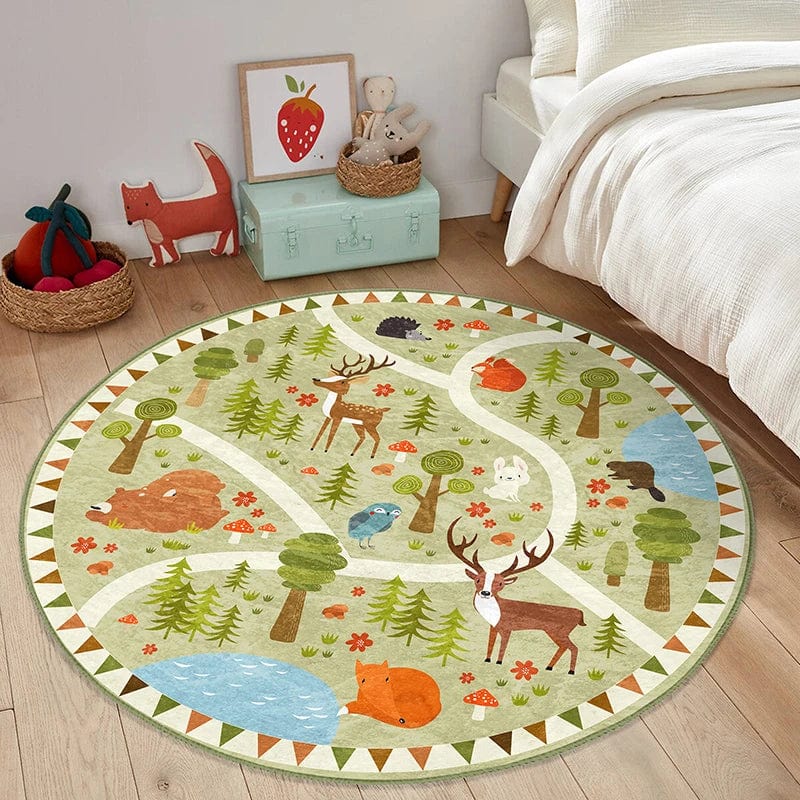 Tapis de sol Rond pour bébé – Image 2
